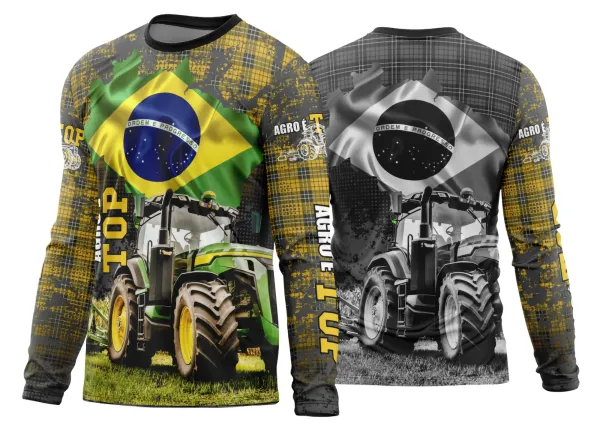Arte Estampa Camisa Agro 2026 Modelo 05 Manga Longa