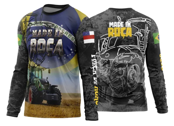  Arte Estampa Camisa Agro 2026 Modelo 08 Manga Longa