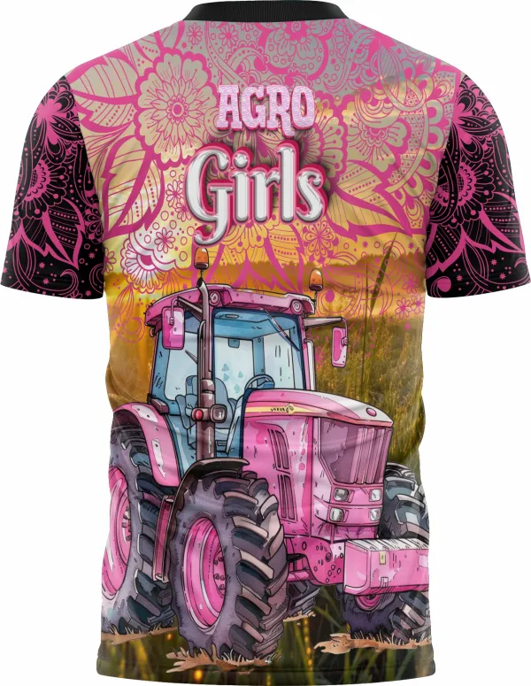 Arte Camisa Agro Girl Feminina Personalizada