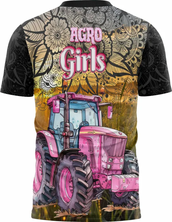 Arte Camisa Agro Girl Feminina Personalizada