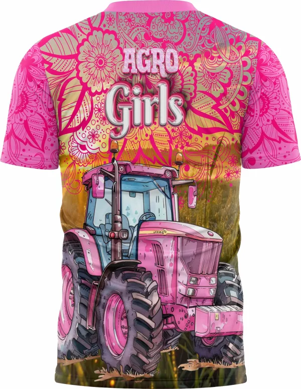 Arte Camisa Agro Girl Feminina Personalizada