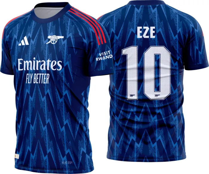 Arte Camisa Arsenal Reserva 2025 - 2026