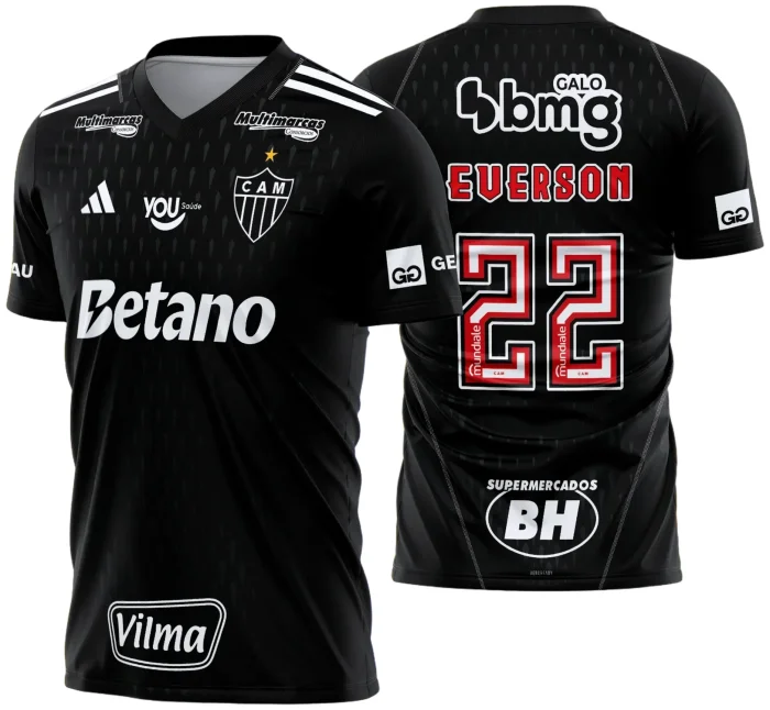 Arte Vetor Camisa Atlético Mineiro Terceira 2024 - 2025