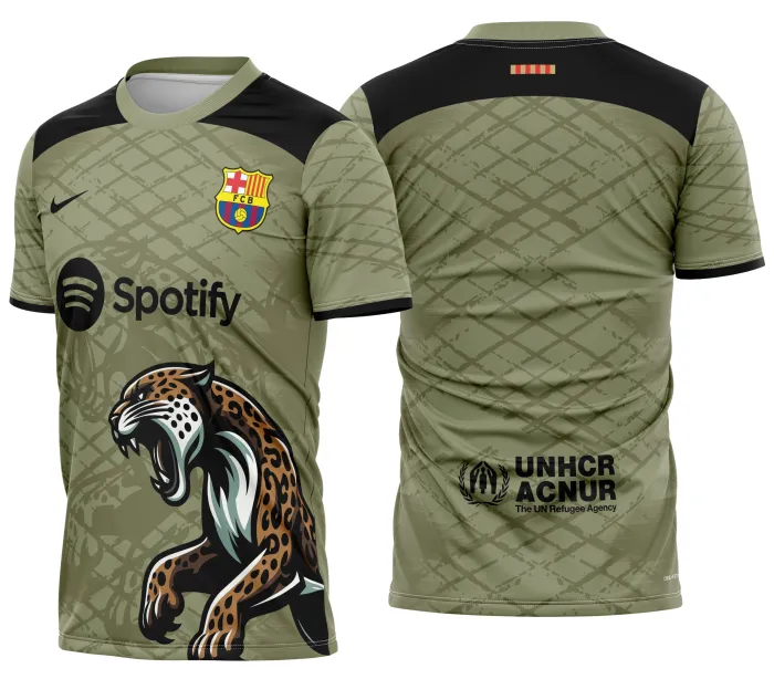 Arte Camisa Barcelona Futebol Conito 2024