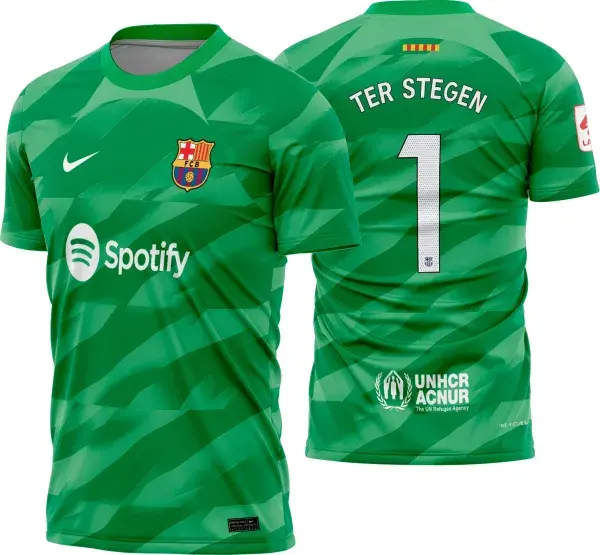 Arte Vetor Camisa Barcelona Goleiro 2023-24