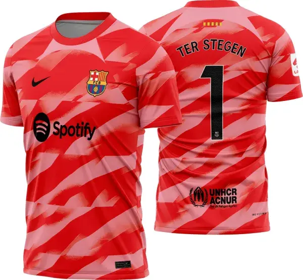 Arte Vetor Camisa Barcelona Goleiro 2023-24