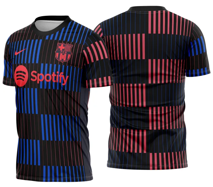 Arte Camisa Barcelona Pré-jogo 2024 - 2025
