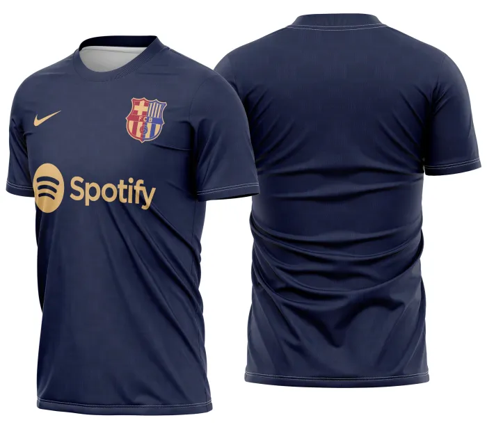Arte Camisa Barcelona Pré-jogo 2024 - 2025