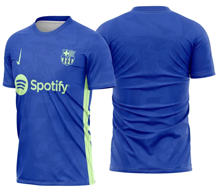 Arte Camisa Barcelona Pré-jogo 2024 - 2025