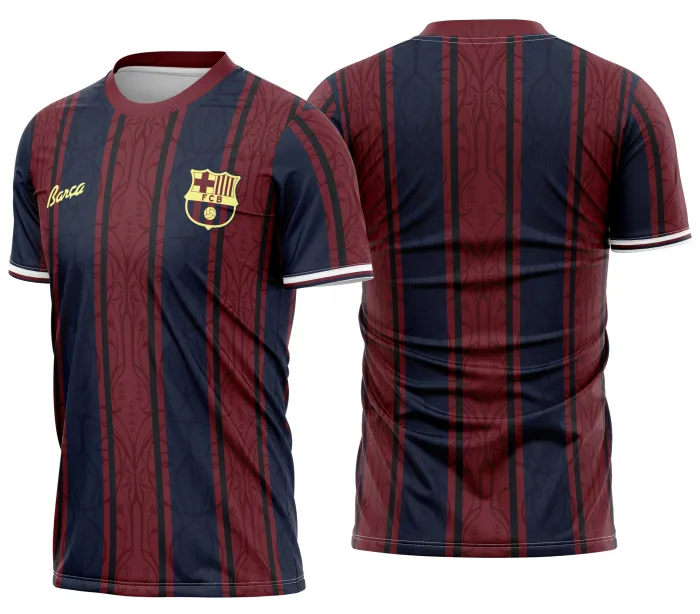 Arte Camisa Barcelona Retro 2025