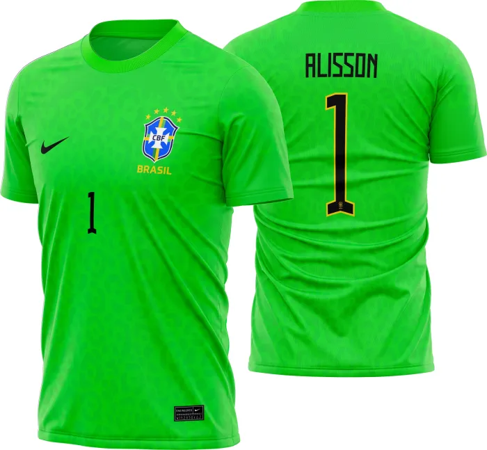 Arte Camisa Brasil Goleiro 2022-23 3