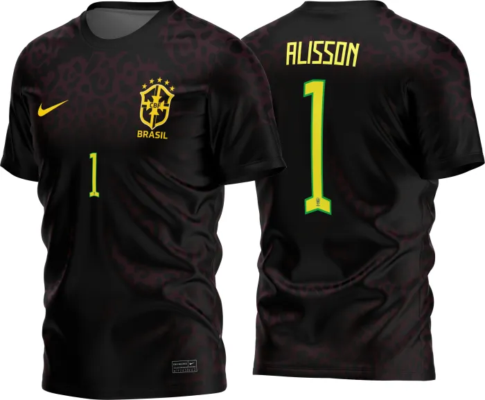 Arte Camisa Brasil Goleiro 2022-23