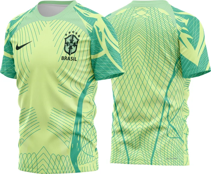 Arte Camisa Brasil Treino 2022-23