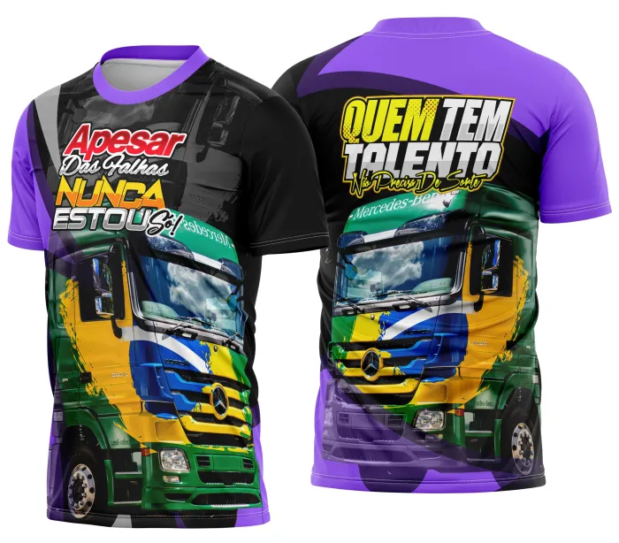 Arte Camisa Caminhoneiro Personalizada