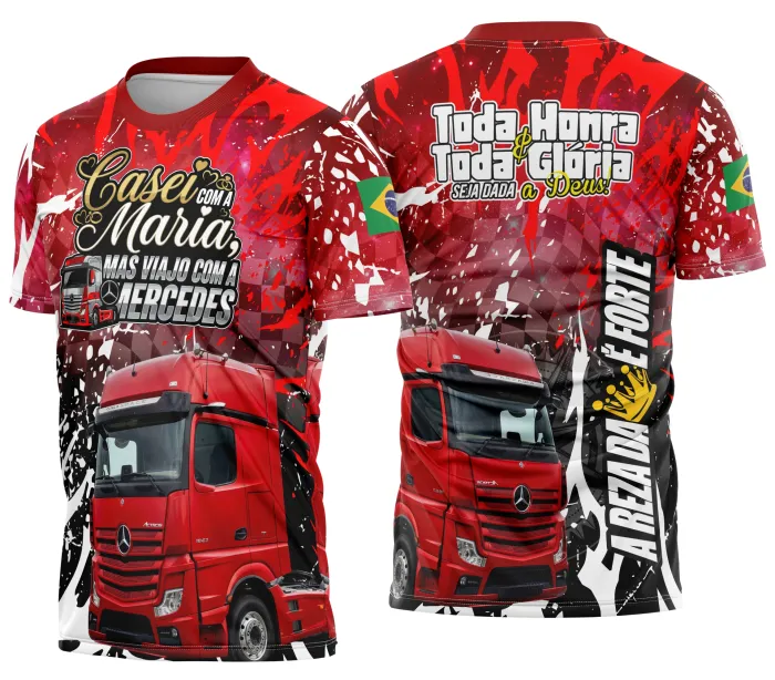 Arte Camisa Caminhoneiro Personalizada