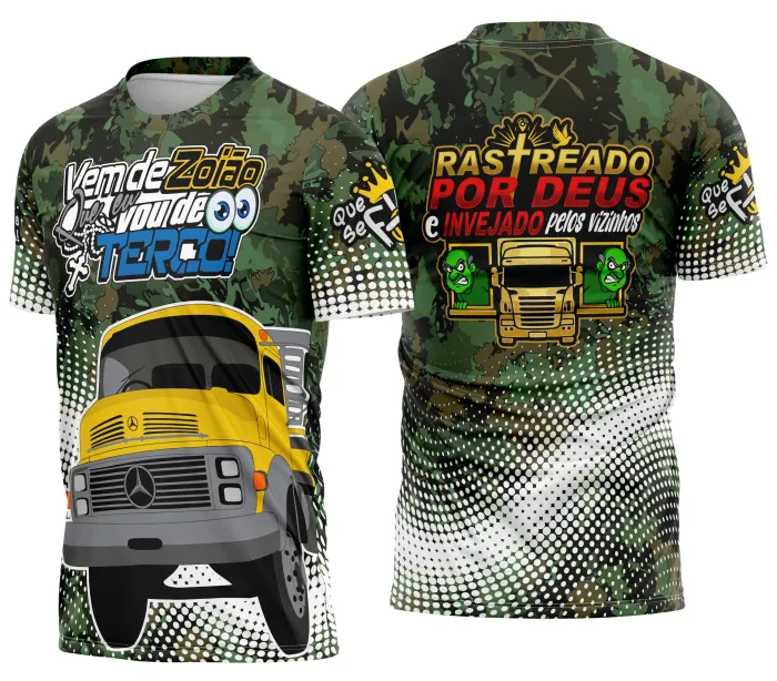 Arte Camisa Caminhoneiro Personalizada