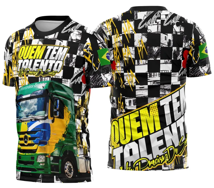 Arte Camisa Caminhoneiro Personalizada