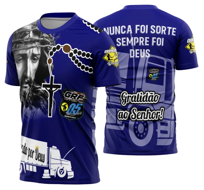 Camiseta unissex preta com logo no peito e estampa grande nas costas apresentando caminhão carreta Modelo 29, ideal para fãs de caminhoneiros e estradas.