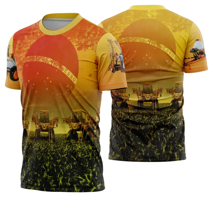 Foto de camiseta preta unissex com logo no peito e estampa grande nas costas com tema Caminhoneiros Caminhão Carreta Modelo 53, perfeita para fãs de caminhões pesados e estilo autoral.