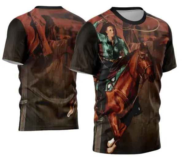 Arte Estampa Template Camisa Cavalgada 2024 Modelo 05