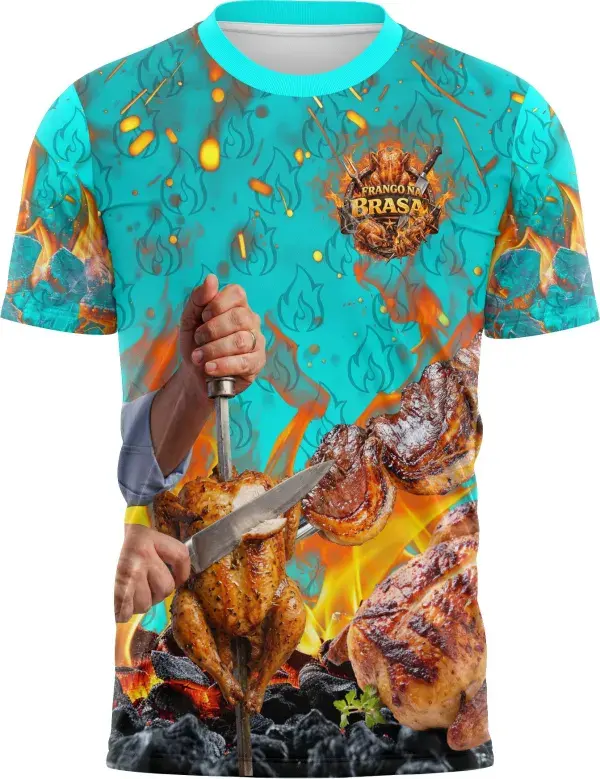Arte Camisa Churrascaria Frango Assado - Profissão