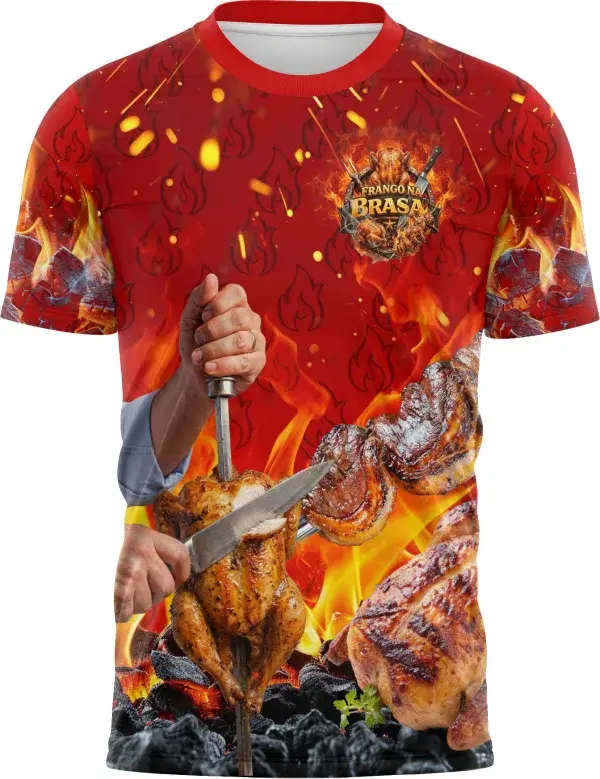Arte Camisa Churrascaria Frango Assado - Profissão