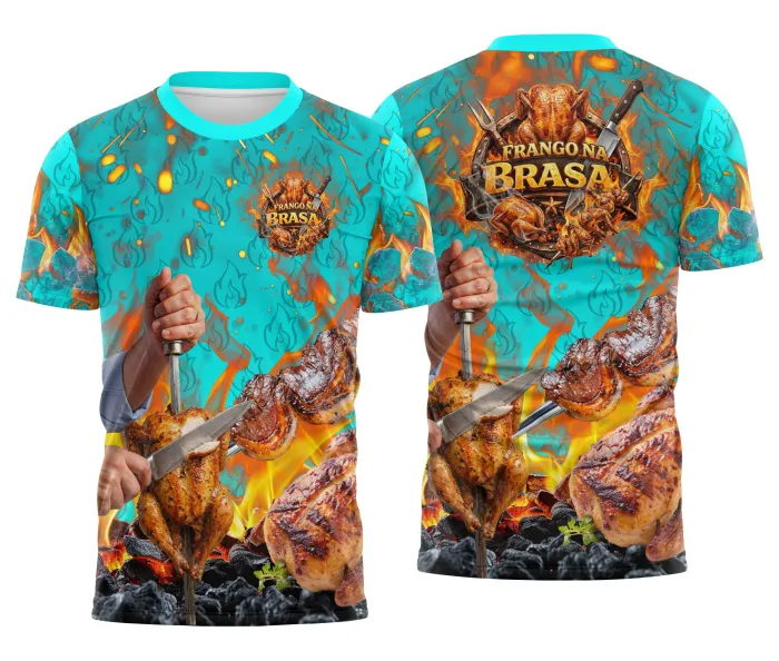 Arte Camisa Churrascaria Frango Assado - Profissão