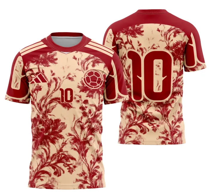 Arte Camisa Colômbia Terceiro Kit Conceito 2026