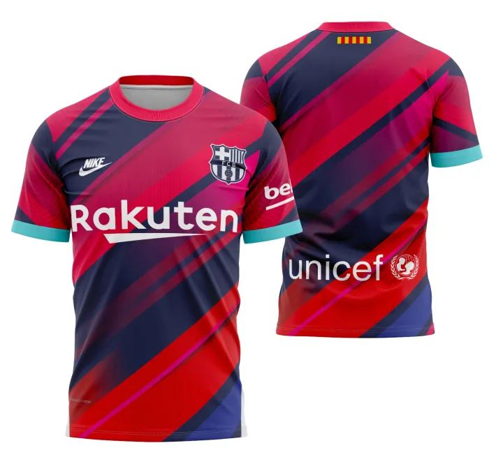 Camiseta unissex preta com logo no peito e estampa grande nas costas com conceito inspirado em Barcelona 2022, design moderno, ideal para quem busca estilo e conforto.
