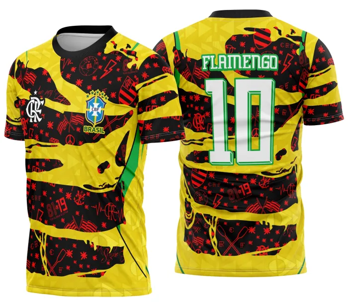 Arte Camisa Copa Brasil Flamengo Modelo 2