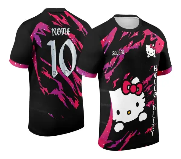 Arte Vetor Camisa de Interclasse Hello Kitty 2024 - 2025