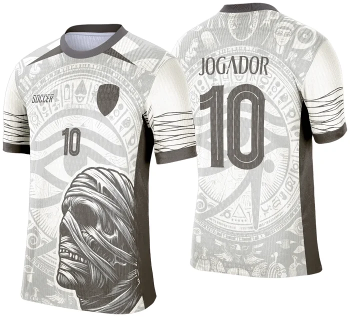 Camisa de Interclasse Múmia 2025 - Arte Vetor Template