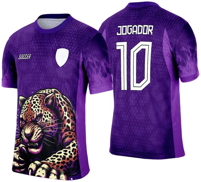 Camisa de Interclasse Onça 2025 - Arte Vetor Template