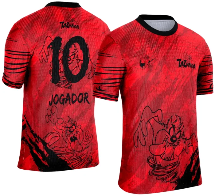 Camisa de Interclasse Taz Mania 2025 - Arte Vetor Template