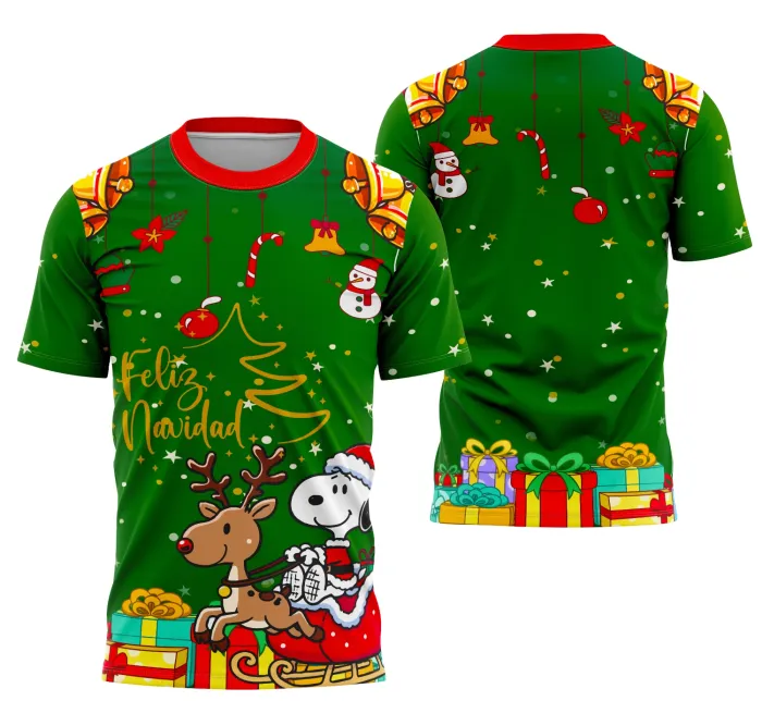 Arte Camisa de Natal Natalina