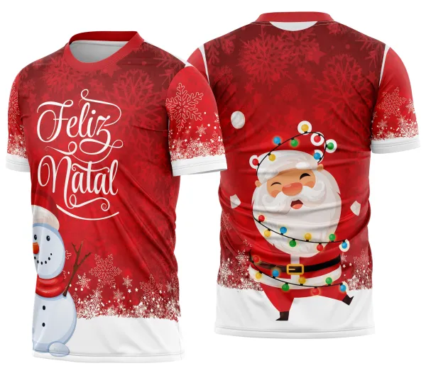 Camisa de Natal Natalina Festiva