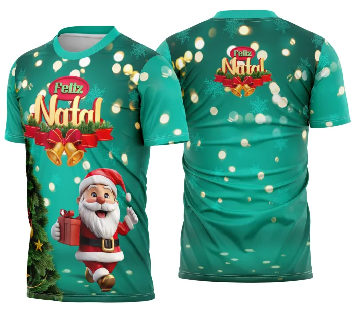 Camisa de Natal Natalina Festiva