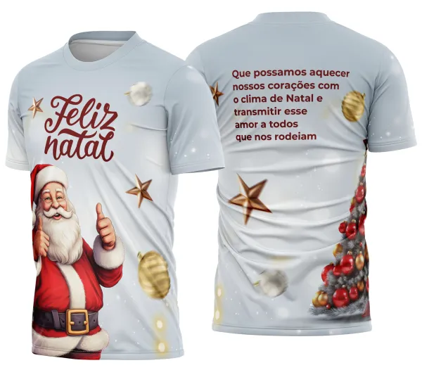 Camisa de Natal Natalina Festiva