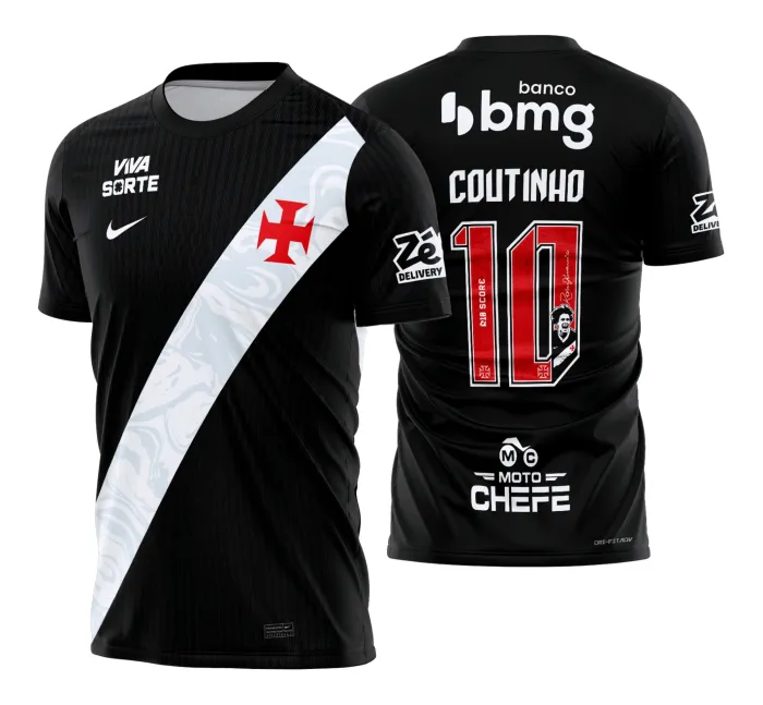 Arte Camisa do Vasco Titular 2026 - 2027
