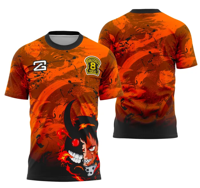 Arte Camisa Fire Force Interclasse 2025