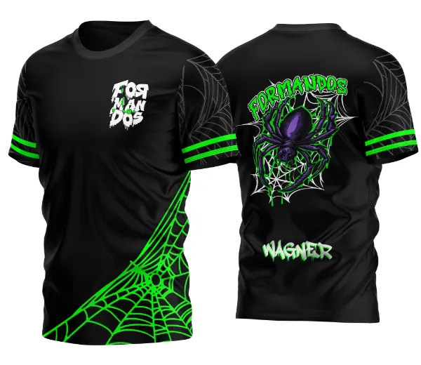 Camisa Formandos 2026 Aranha Preta