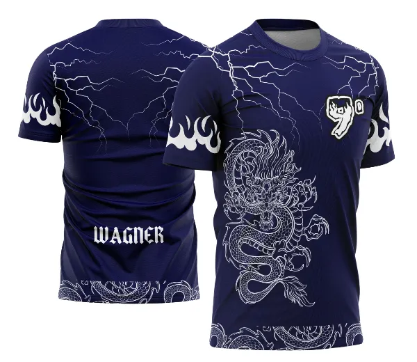 Camisa Formandos Nono Ano Azul Dragão