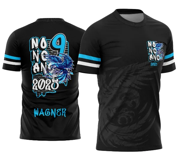 Camisa Formandos Nono Ano Graffite Arara Azul