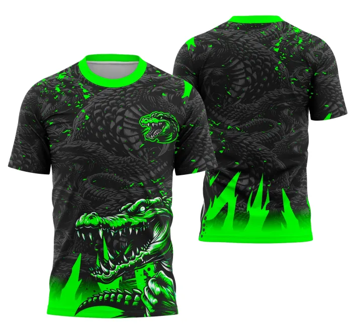 Arte Camisa Interclasse Equipe Crocodilo