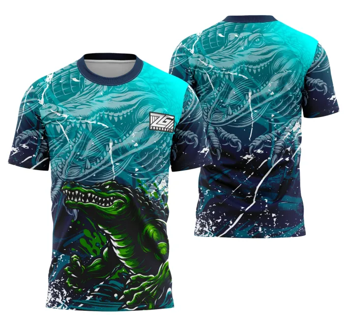 Arte Camisa Interclasse Equipe Crocodilo Modelo 2