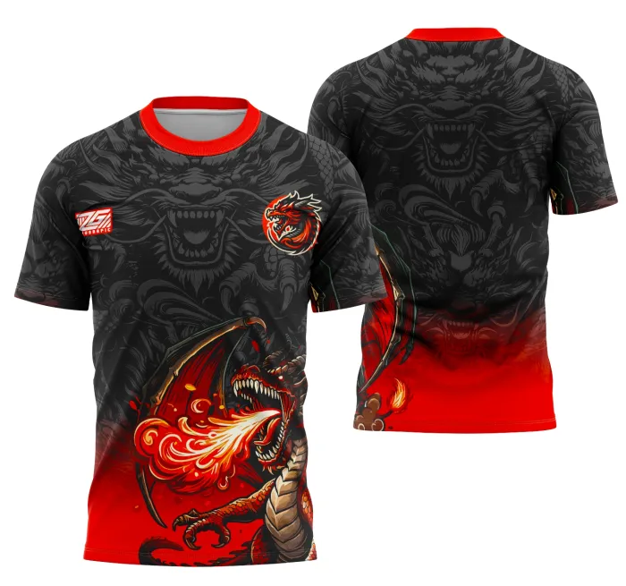 Arte Camisa Interclasse Equipe Dragão