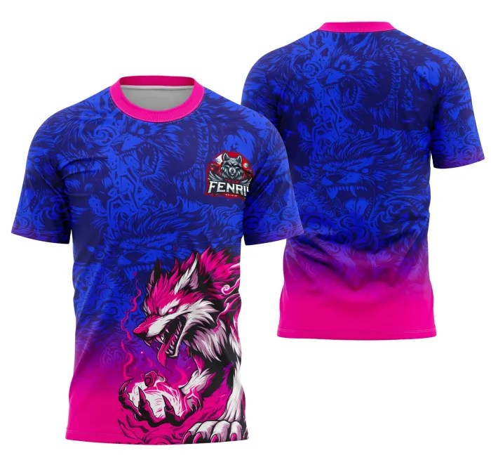 Arte Camisa Interclasse Equipe Fenrir