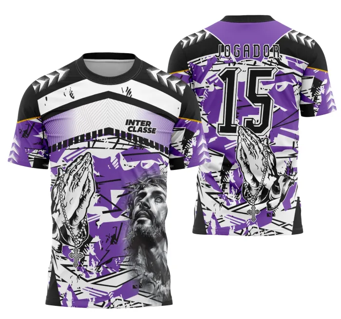Camisa Interclasse Futebol Jesus Cristo