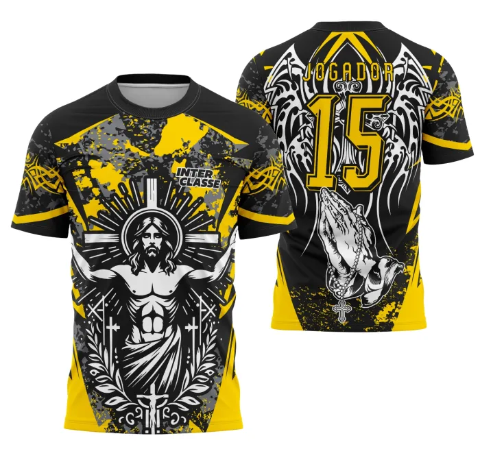 Camisa Interclasse Futebol Jesus Cristo