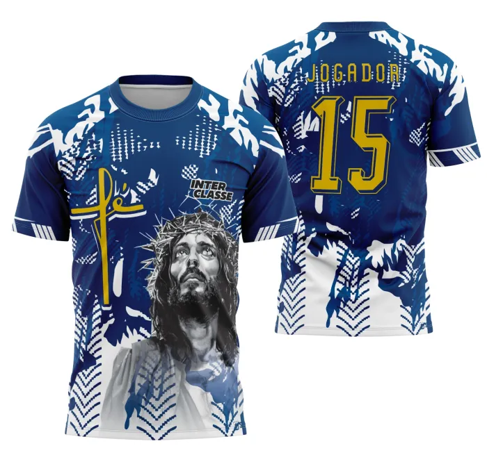 Camisa Interclasse Futebol Jesus Cristo